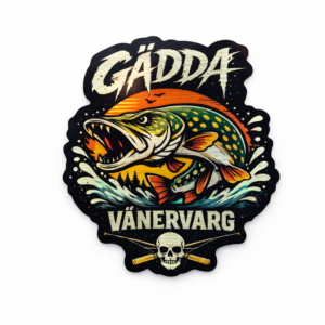 Klistermärke – Gädda